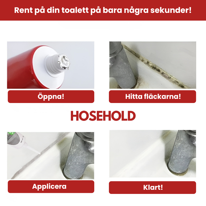 Bli av med smuts & mögel & fläckar direkt!