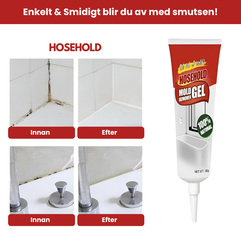 Bli av med smuts & mögel & fläckar direkt!